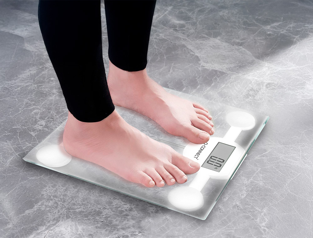 BASCULA BAO Q-CONNECT DIGITAL CON PANTALLA LCD PRECISION 100 GR CAPACIDAD DE 5 KG A 180 KG 300X300X22MM